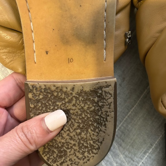 Sam Edelman Tan Braided Flat sandals sz 10 - Picture 12 of 13